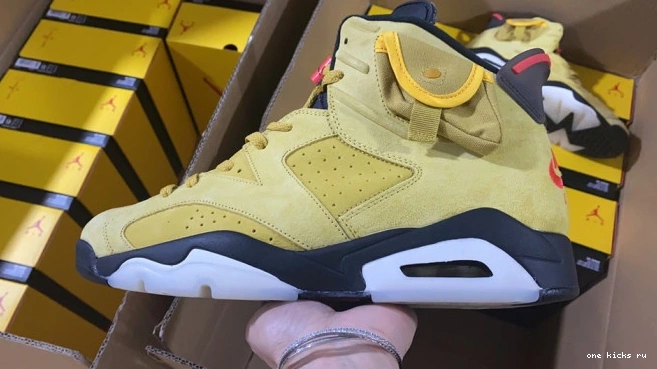 Chep Onekick AIR X TRAVIS SCOTT YELLOW JORDAN CN1084-300 6 0612